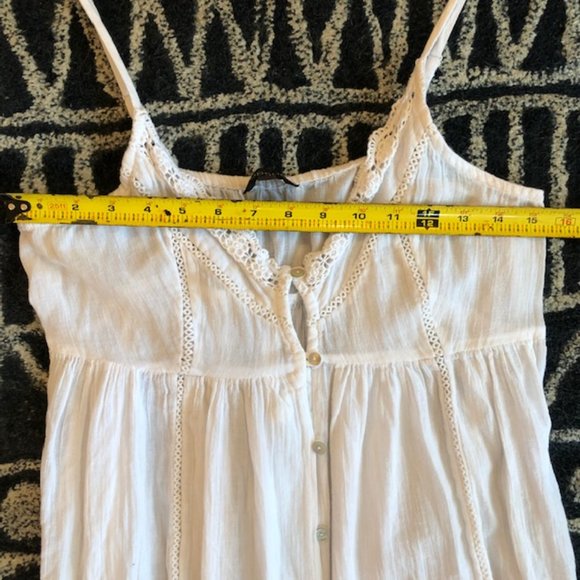 TOPSHOP Lace Frill Midi Dress - Picture 10 of 12